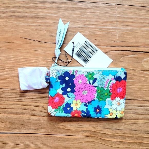 Vera Bradley Card Case Far Out Floral NWT - Picture 2 of 3